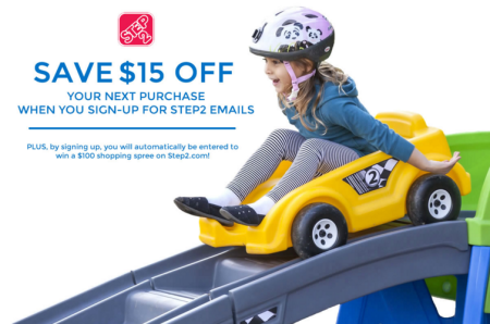 *HOT* $15.00 Off Step2 Toys Coupon (No Minimum!)