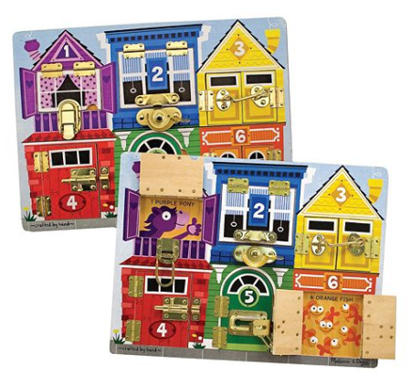 $13.08 (Reg $25) Melissa & Doug Latches Puzzle + Free Shipping