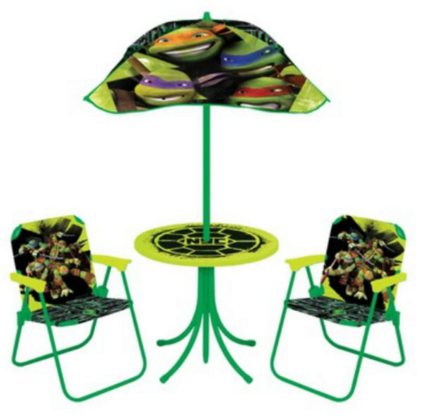 $29.99 (Reg $40) TMNT Kids Patio Set + Free Pickup