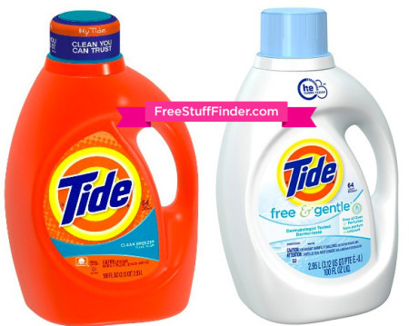 $7.39 (Reg $12) Tide Detergent + Free Store Pickup