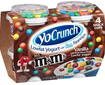 $2.19 (Reg $3.69) YoCrunch 4 Pack Yogurt at Kroger