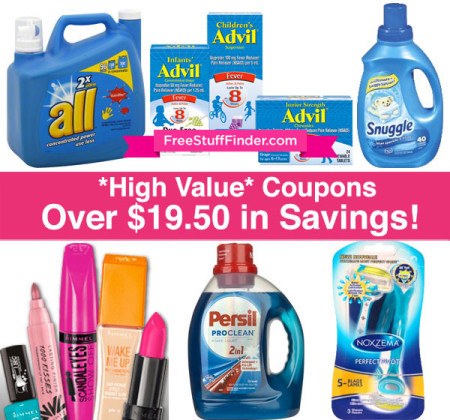 Over $19.50 in High Value Coupons (Print Now!)