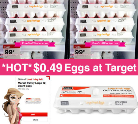 *HOT* $0.48 Market Pantry Dozen Eggs at Target