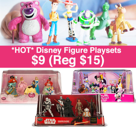 $9 (Reg $15) Disney Figure Playsets