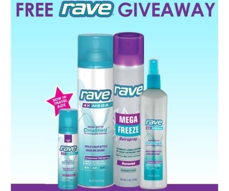 FREE Rave Hairspray (First 200 @ 3PM EST)