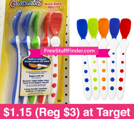 $1.15 (Reg $3) Gerber Graduates Rest Easy Spoons at Target