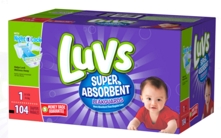 $8.97 (Reg $16) Luvs Jumbo Pack Diapers at Walmart