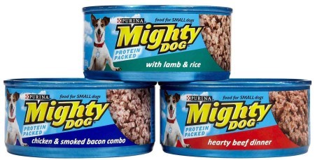 $0.21 (Reg $0.71) Mighty Dog Wet Dog Food at Kroger