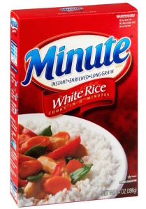 $0.69 (Reg $2.19) Minute Rice at Kroger