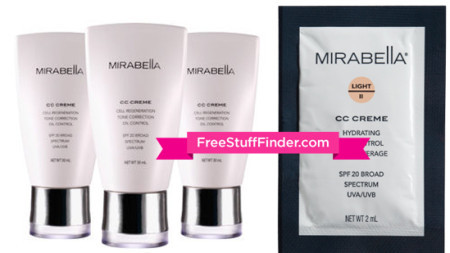 Free Sample Mirabella Beauty Hydrating CC Creme