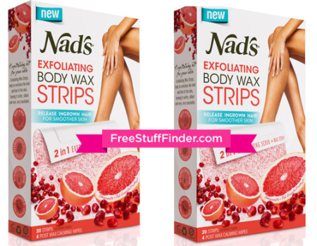 Free Sample Nad's Exfoliating Body Wash Strips