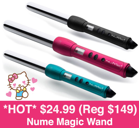 *RARE* $39 (Reg $139) ANY Nume Classic Wand + FREE Argan Oil + FREE Shipping