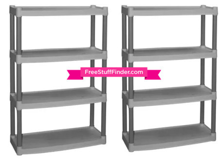 $19.98 (Reg $36) 4-Shelf Storage Unit + Free Store Pickup