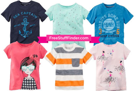 $4 (Reg $12) Carter's Spring Baby Tees + Free Store Pickup