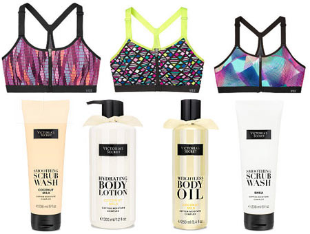 4 FREE Body Care Items with Select Sports Bra Purchase