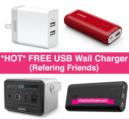 *HOT* FREE USB Wall Charger & Portable Chargers (Last Day)