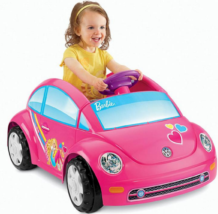 *HOT* $40 (Reg $160) Power Wheels Barbie VW Beetle + FREE Pickup