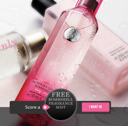 FREE Victoria's Secret Bombshell Fragrance Mist