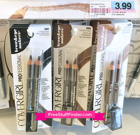 *HOT* $0.49 (Reg $4) Covergirl Brow & Eye Liner at Rite Aid