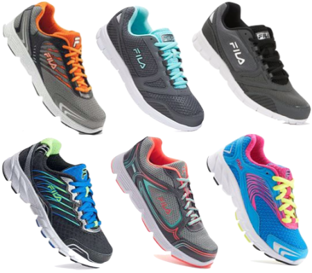 $15.32 (Reg $60) FILA Running Shoes + FREE Shipping