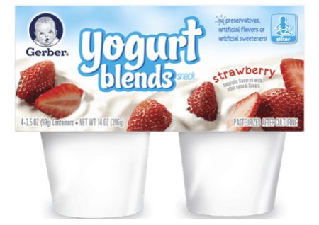 $0.99 (Reg $3) Gerber Graduates Yogurt Blends at Kroger