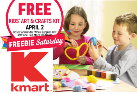 FREE Art & Crafts Kit at Kmart (Today Only!)