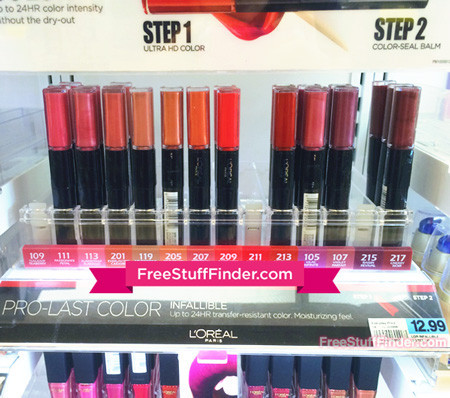 *HOT* $1.73 (Reg $13) L'Oreal Pro-Last Lip Color at Rite Aid
