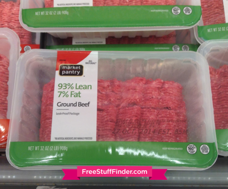 20% Off Market Pantry Ground Beef + Target Deal