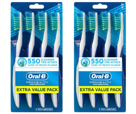 $2.49 (Reg $8.49) Oral-B 4-Pack Toothbrush at CVS (Print Now!)