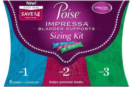 FREE Poise Impressa Sizing Kit at Walgreens + Moneymaker