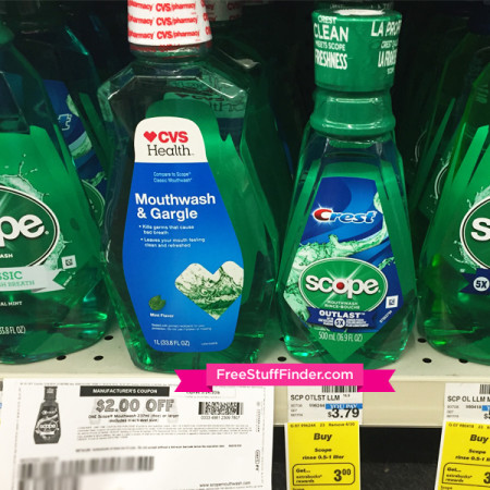 *HOT* Free Scope Mouthwash + $1.21 Moneymaker at CVS