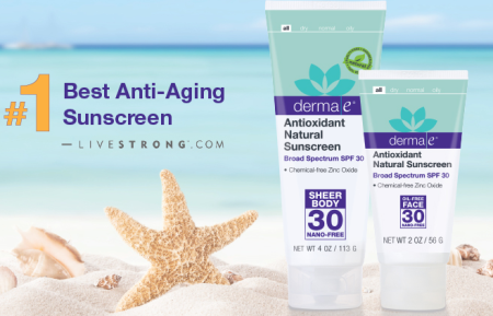 *HOT* Free Sample Derma e Natural Sunscreen (1st 5,000!)