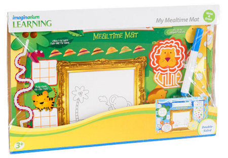 $1.98 (Reg $5) Write & Erase Mealtime Mat + Free Pickup