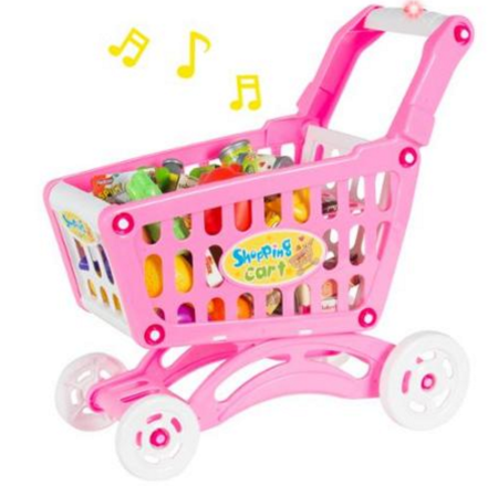 $19.99 (Reg $65) Musical Shopping Cart w/ Play Food + Free Shipping