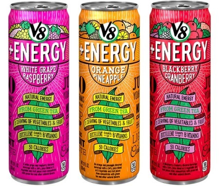 FREE V8 +Energy Beverage at Farm Fresh