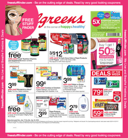 *HOT* Walgreens Ad Preview (Week 4/17 – 4/23)