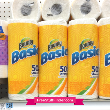 $0.49 (Reg $1.49) Bounty Basic Paper Towel at Rite Aid