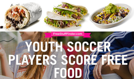 Buy 1 Get 1 FREE Chipotle for Soccer Kids (Today Only!)