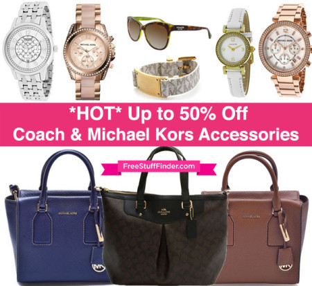 HURRY! Up to 65% Off Michael Kors & Coach (Limited Time)