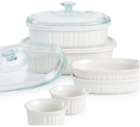 $29.99 (Reg $80) Corningware 10-Piece Bakeware Set + FREE Shipping