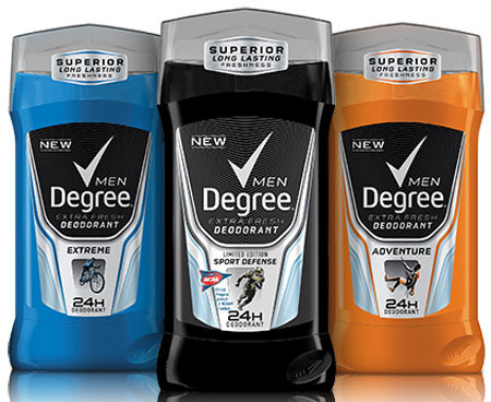 FREE Degree Men's Deodorant at Walmart + Moneymaker
