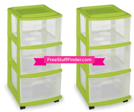 *HOT* $10.97 (Reg $24) Set of 2 Rolling Carts + Free Pickup
