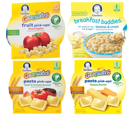 $0.12 (Reg $1.50) Gerber Graduates Meals & Sides at Kroger