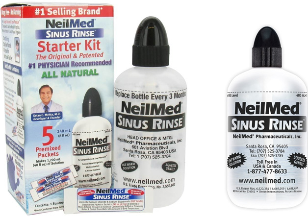 FREE Sample NeilMed Sinus Rinse Bottle Kit