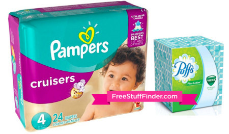 $4.98 (Reg $9) Pampers Cruisers + 2 FREE Puffs Tissues at CVS