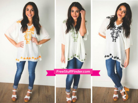 $15.95 (Reg $30) Embroidered Poncho + Free Shipping (4/8)