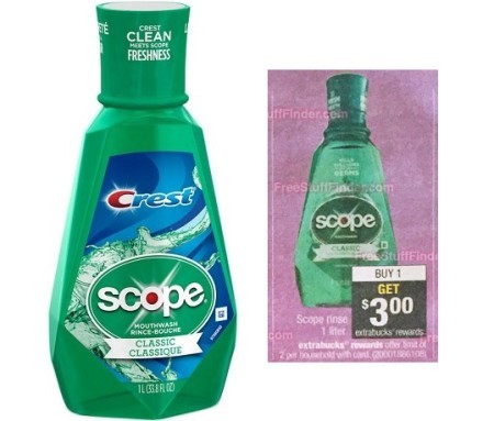 FREE Scope Mouthwash at CVS + Moneymaker (Week 4/24, Print Now!)