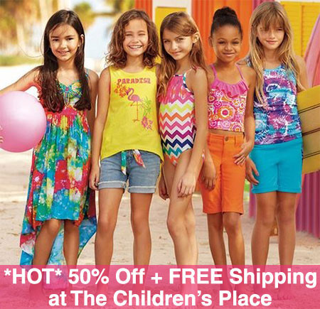 *HOT* 50% Off Everything at The Children's Place + FREE Shipping