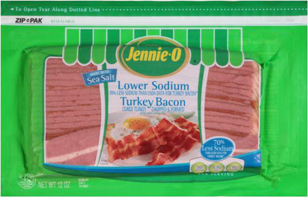 $1.33 (Reg $2.28) Jennie-O Turkey Bacon at Walmart