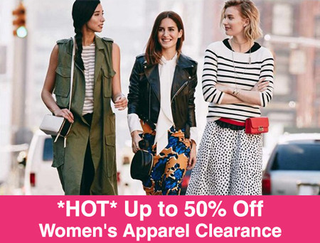 *HOT* Up to 50% Off Women's Apparel Clearance